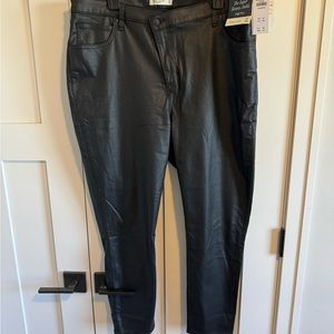NWT Women's Pleather Abercrombie & Fitch Pants
